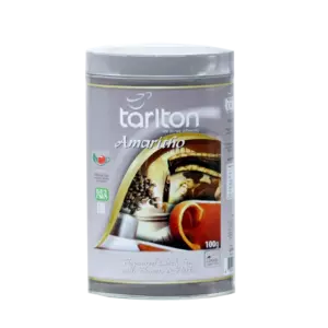 ЧАЙ TARLTON ЧЕРНЫЙ АМАРЕТТО 100Г ЖБ